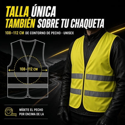 Chaleco Moto Homologado