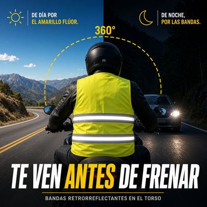 Chaleco Moto Homologado