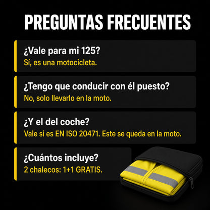 Chaleco Moto Homologado